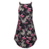 Summer Floral Short Dress Sleeveless Sundress - menochic